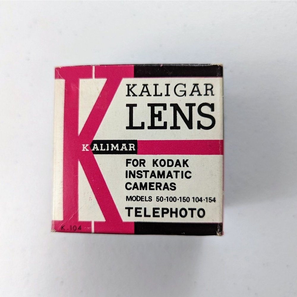 Vintage Kaligar Telephoto Lens For Kodak Instamatic Cameras Model 50 100 150